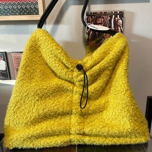 STAUD Felix Faux Sherpa Tote